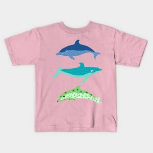 Three dolphins Kids T-Shirt